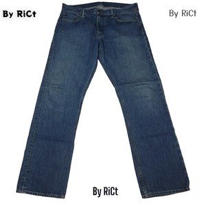 Polo Ralph Lauren Classic 867 Straight Leg Men's Jeans Size 36x32 Blue Denim Zip